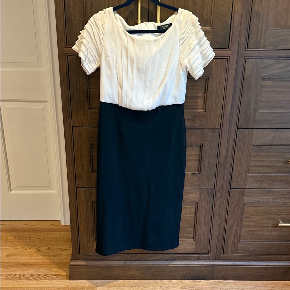 Tadashi Shoji Black and White Dress